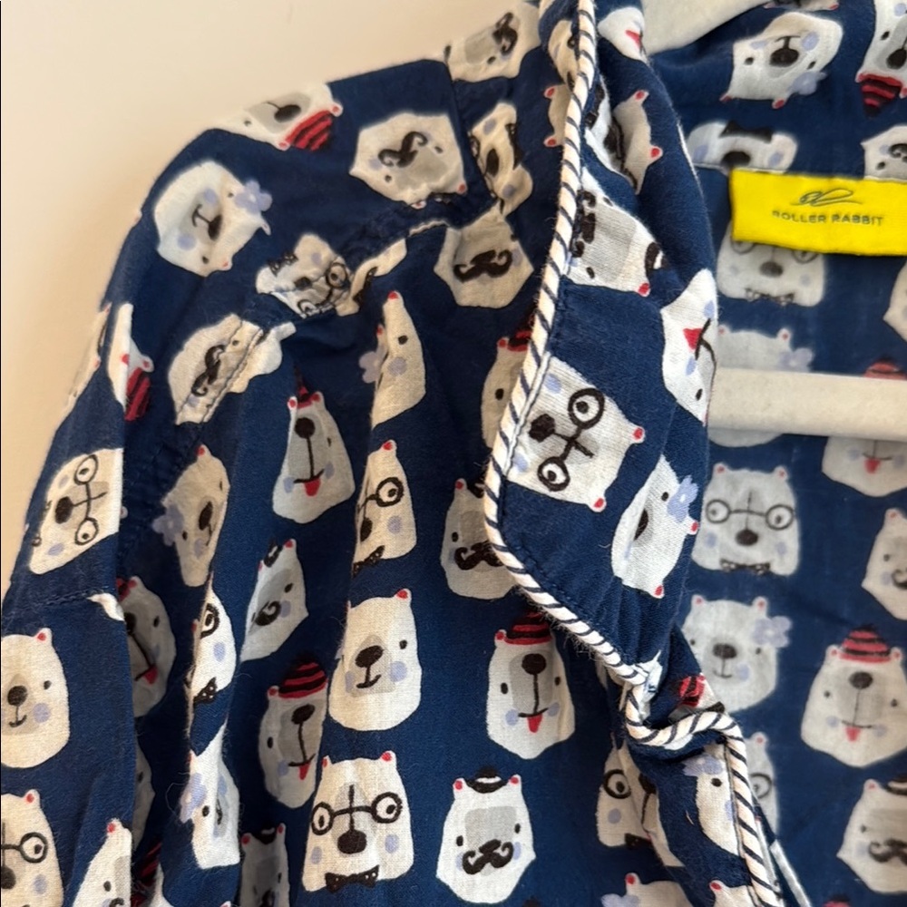 Roller Rabbit Polar Bear Pajama Dress/Nightshirt - Picture 6 of 7